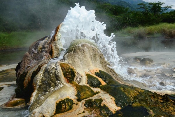 Visit the Ssempaya Hot Springs